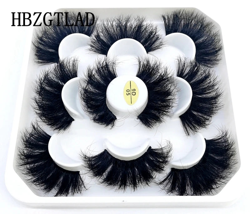 5-Pair 3D Faux Mink Lashes