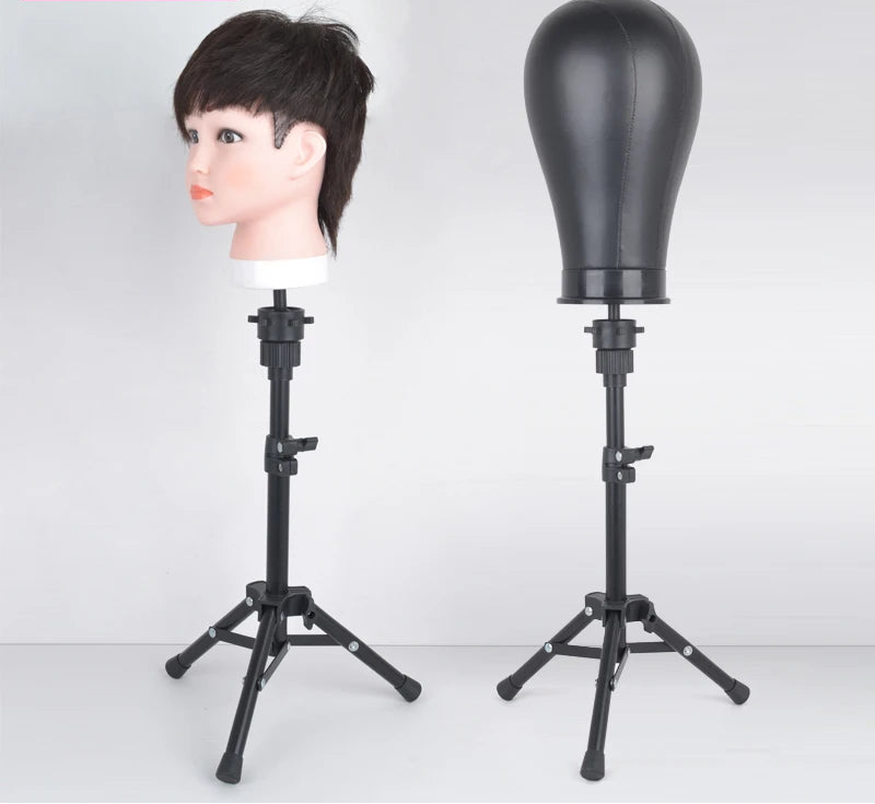 Adjustable Mannequin Head Stand Tripod (22”)