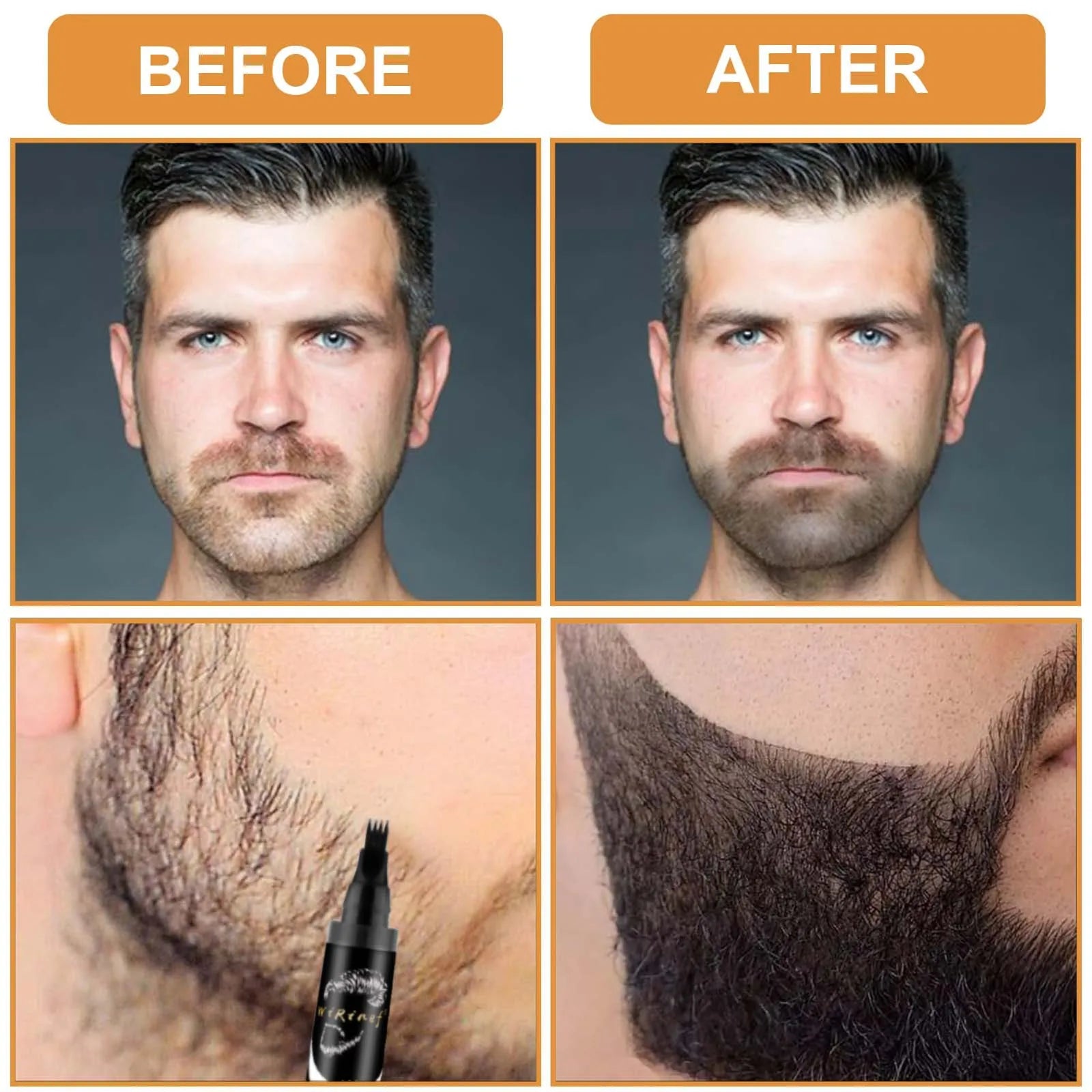 Beard Pen Black Kit (Beard & Hairline Filler)