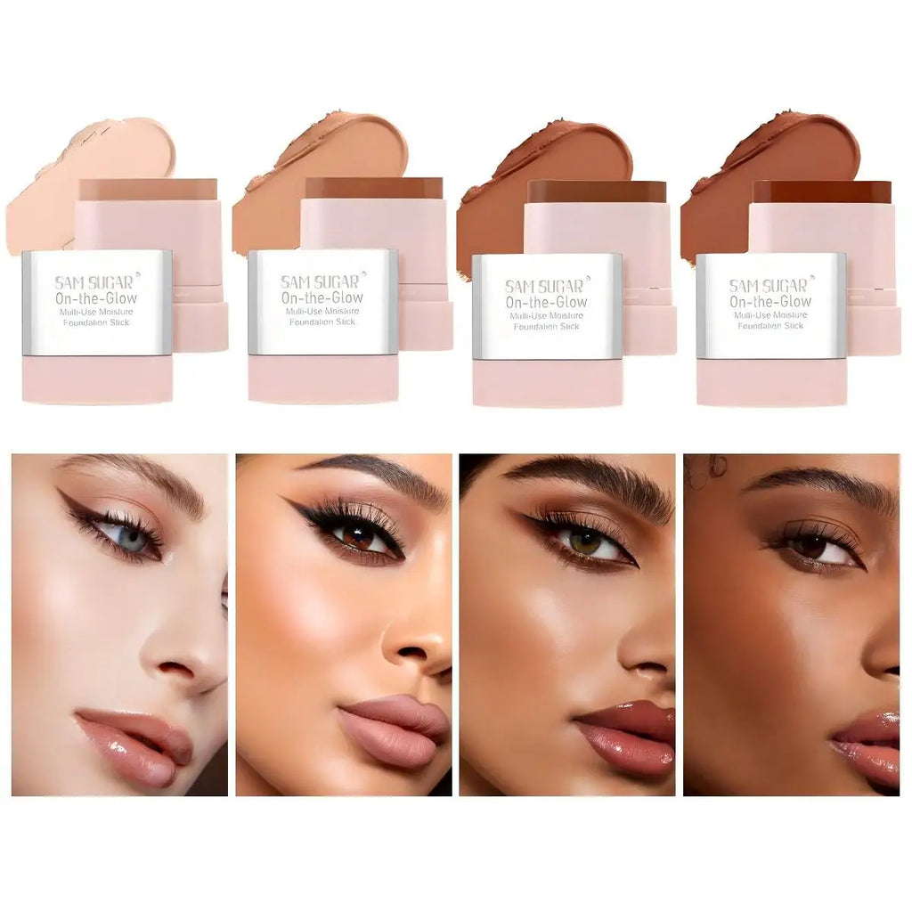 4-Color Foundation & Concealer Makeup Stick