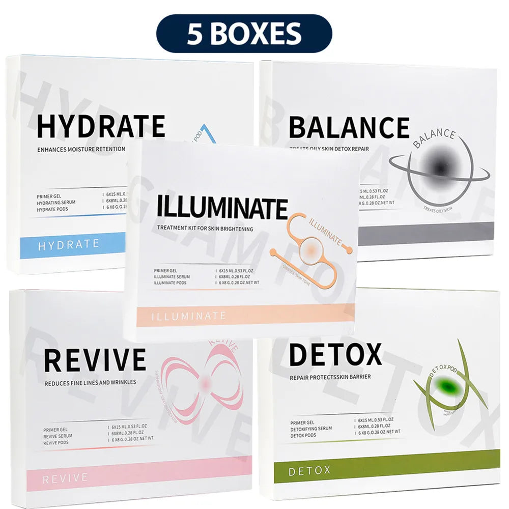 Bubble Facial CO₂ Beauty Machine & Revive Pods