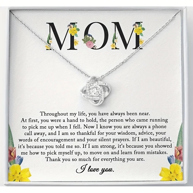 Sentimental Mom Pendant Necklace – Gift Ready