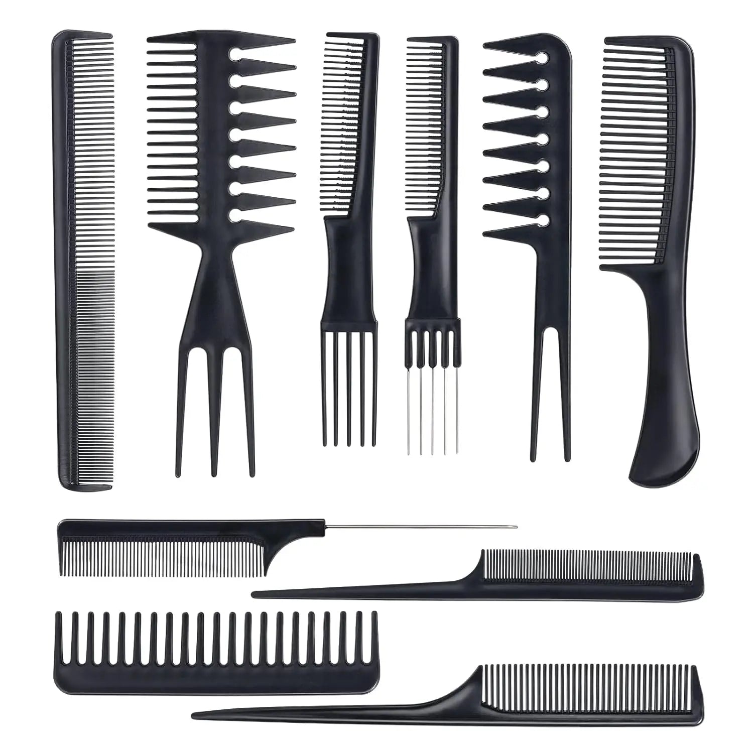 Hairdressing Comb Set (10pcs)