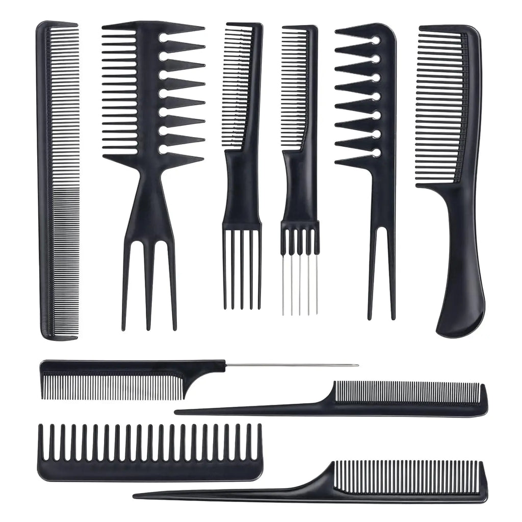 Hairdressing Comb Set (10pcs)