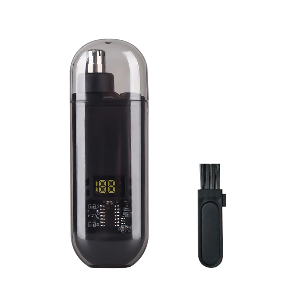 Rechargeable Electric Nose Hair Trimmer for Men | Eyebrow & Ear Hair Clipper, Mini Portable