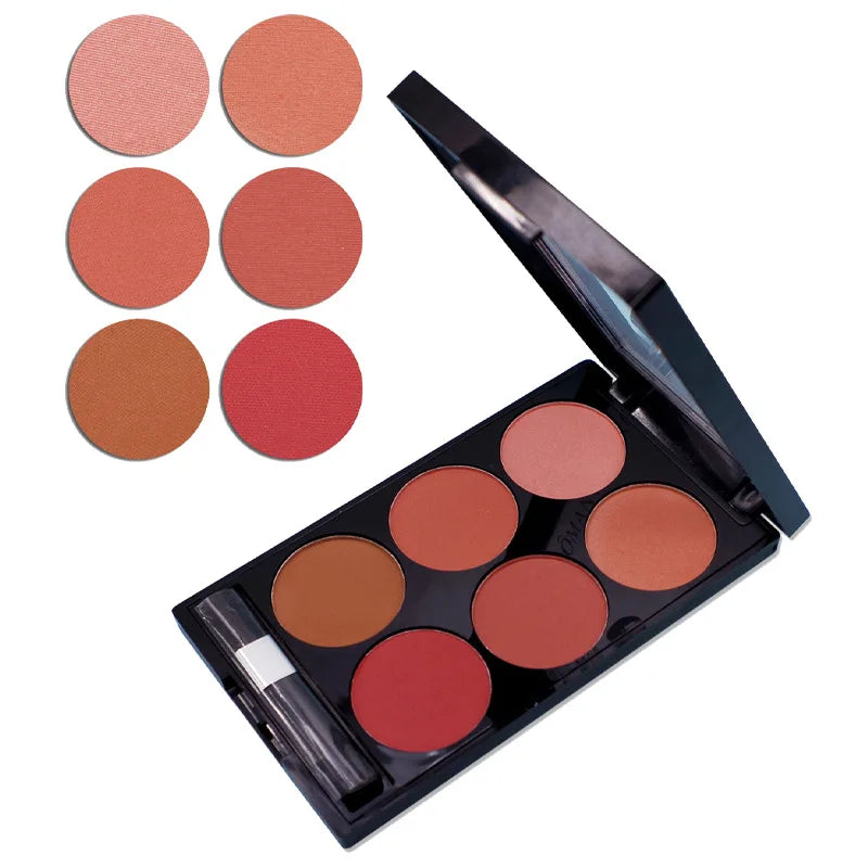 6-Color Blush & Contour All-in-One Palette