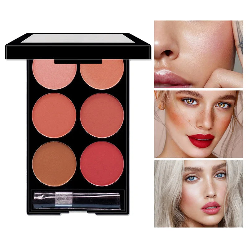 6-Color Blush & Contour All-in-One Palette