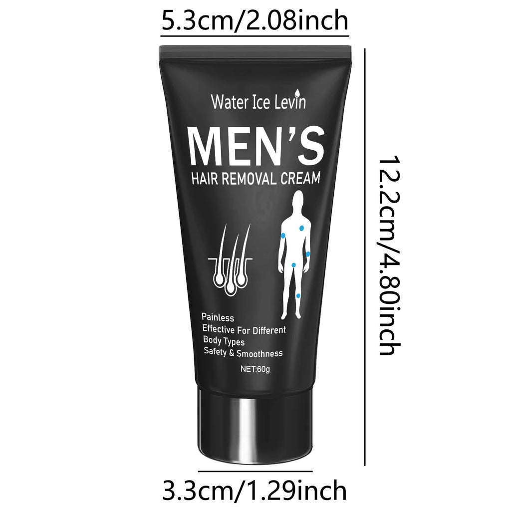 Painless Hair Removal Cream for Men & Women | Smooth Skin Formula 60g