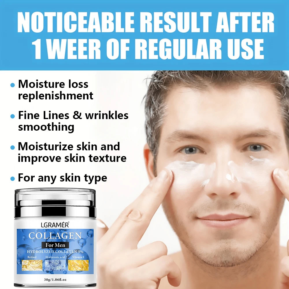 Men's Retinol Anti-Wrinkle Face & Neck Cream – 30ml