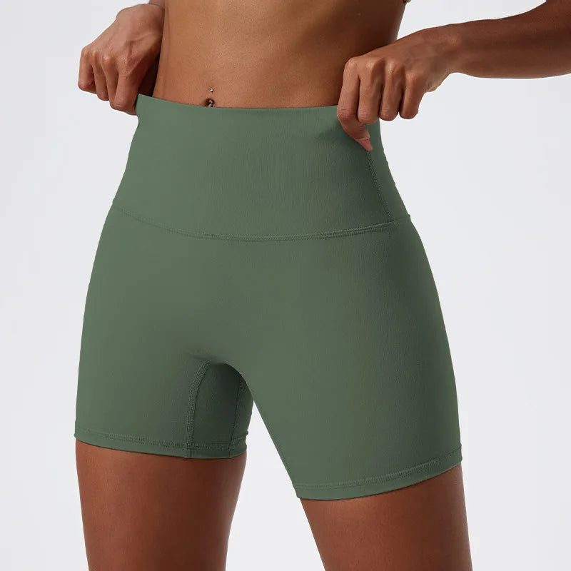 Women's High Waist Yoga Shorts | Buttock Lift Running, Cycling & Workout Leggings
