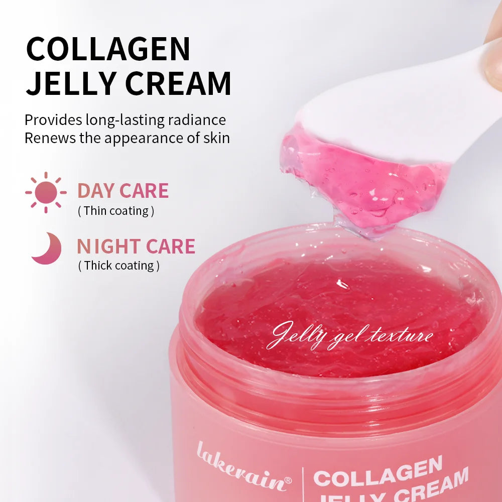 Lakerain Collagen Jelly Cream Hydrating Face Moisturizer – Lightweight Glow Skin Hydration Cream 100ml