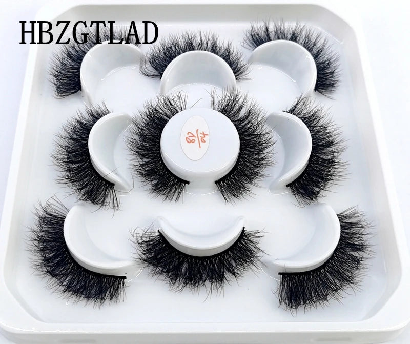 5-Pair 3D Faux Mink Lashes