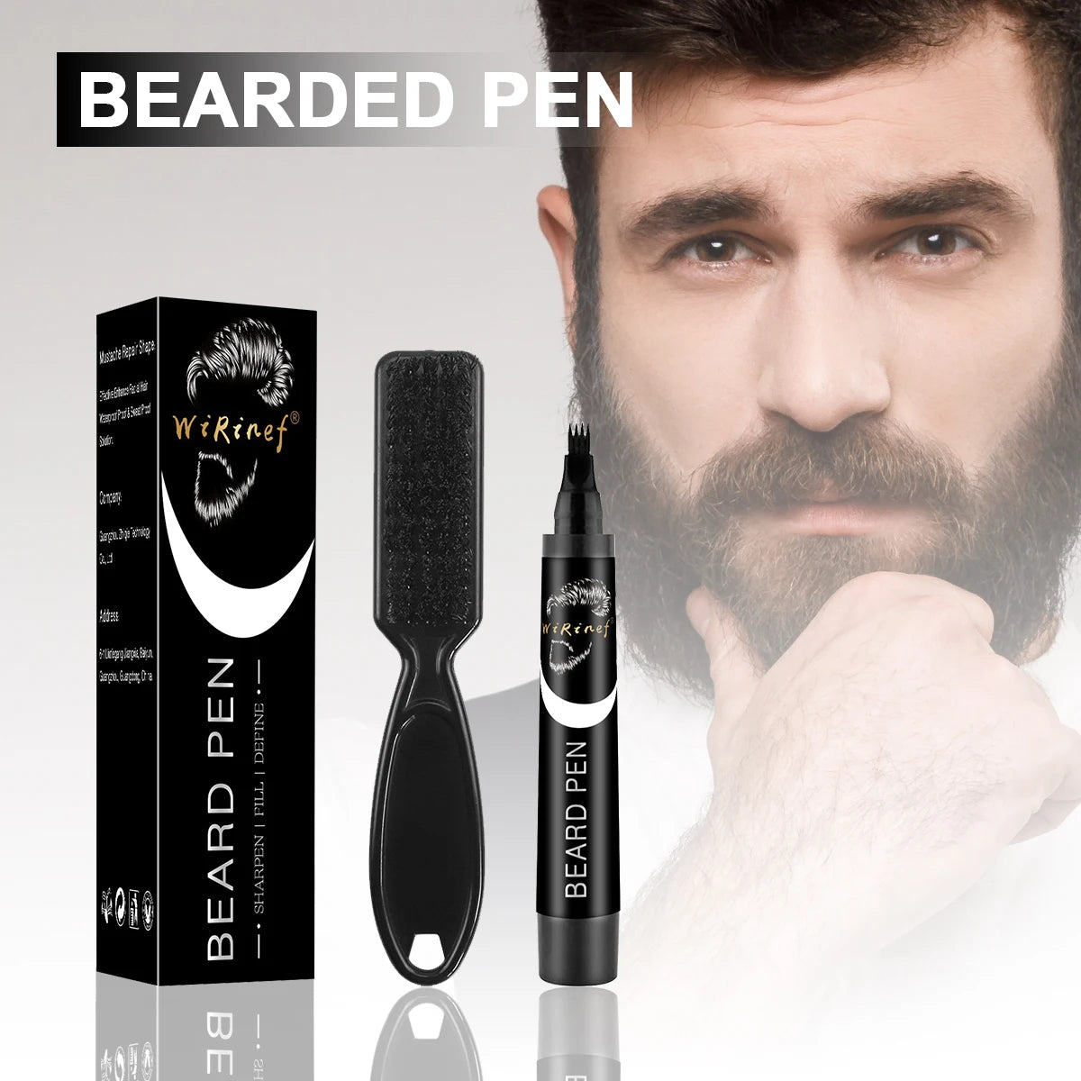 Beard Pen Black Kit (Beard & Hairline Filler)