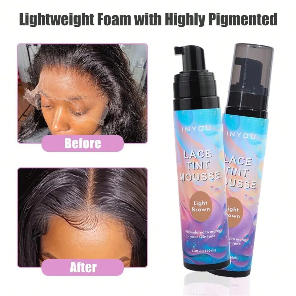 Lace Tint Melting Hair Mousse Foam