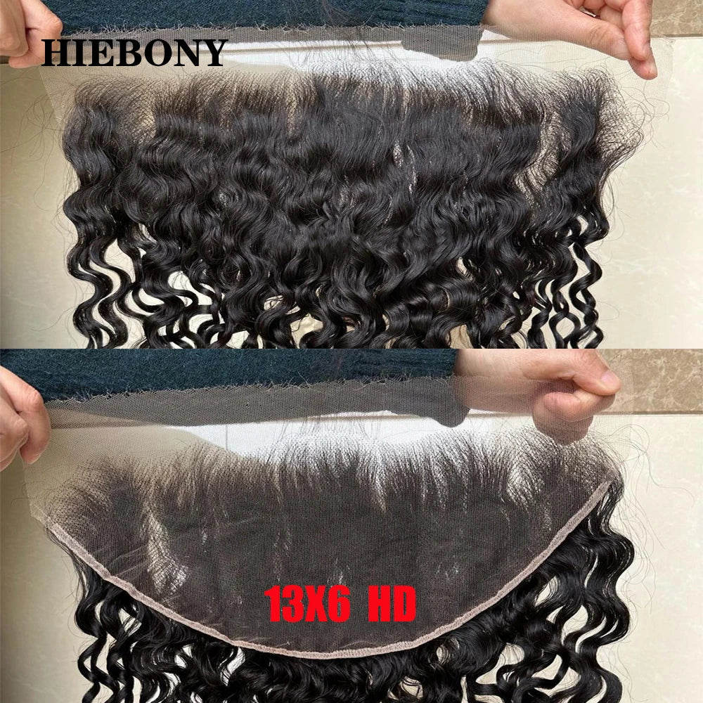 Skin-Like Water Wave Invisible HD Lace Front Closure