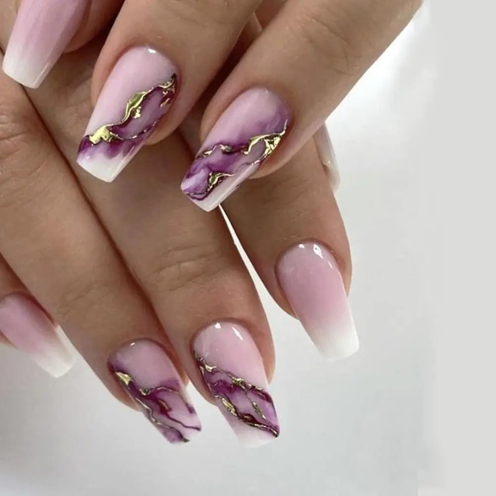 24-Piece Gradient Ombre Press-On Nails
