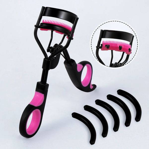 Stainless Steel Lash Curler with Silicone Pads