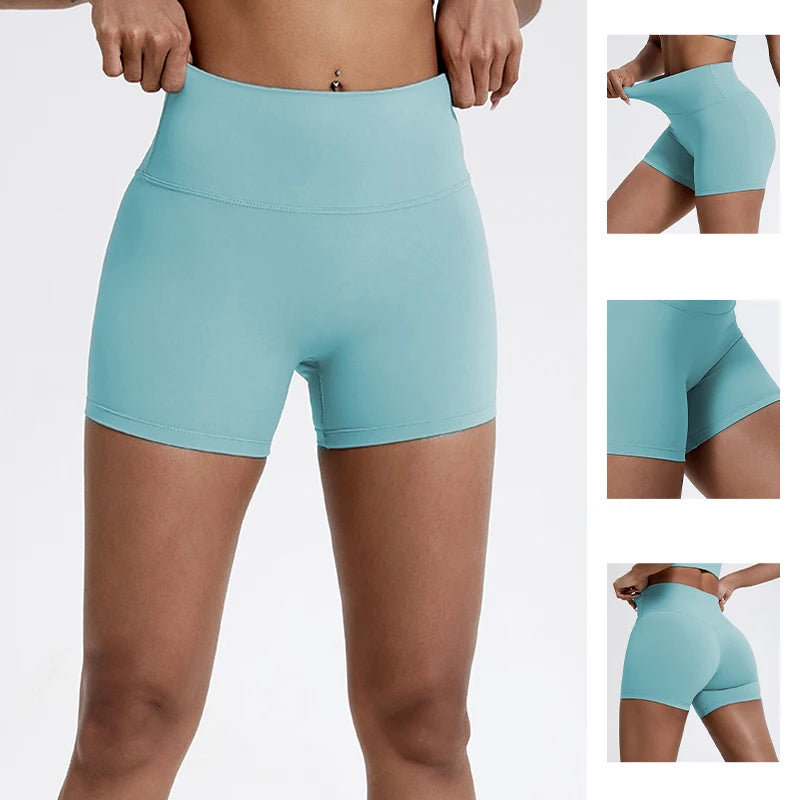 Women's High Waist Yoga Shorts | Buttock Lift Running, Cycling & Workout Leggings