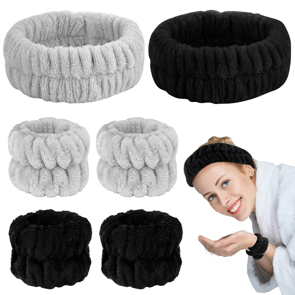 Face Wash Wristband & Headband Set