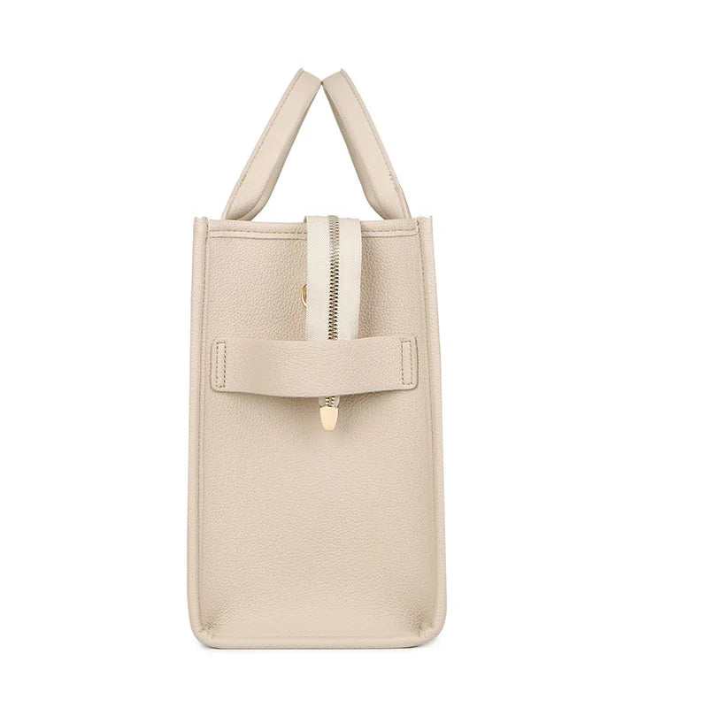 Women's Soft PU Leather Tote Shopper Bag | Shoulder Crossbody Purse