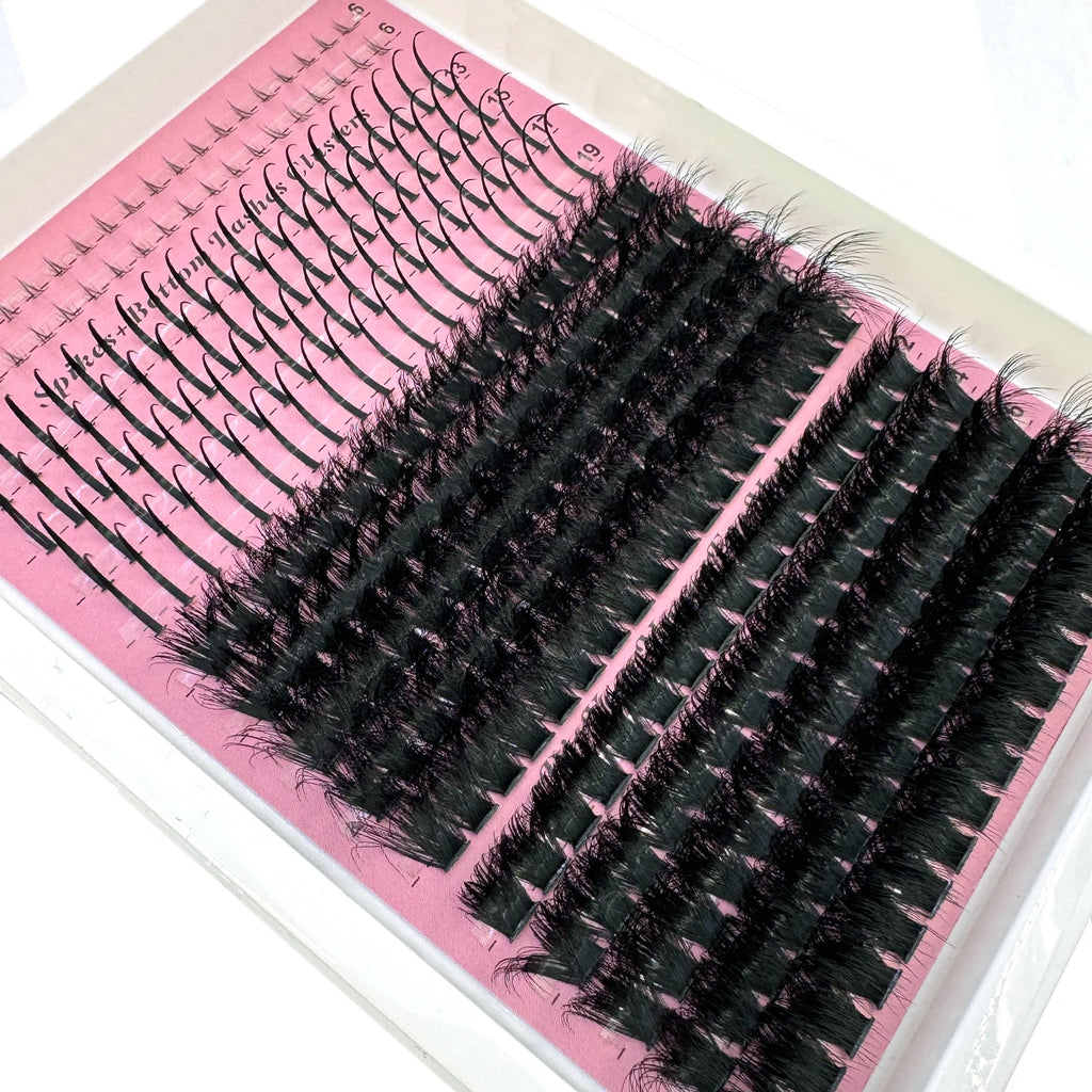 Bottom & Spiky Lash Clusters (60D–200D)