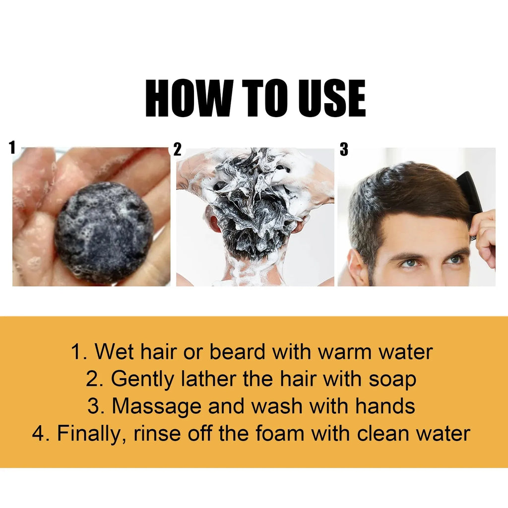 Polygonum Multiflori Black Hair Shampoo Bar