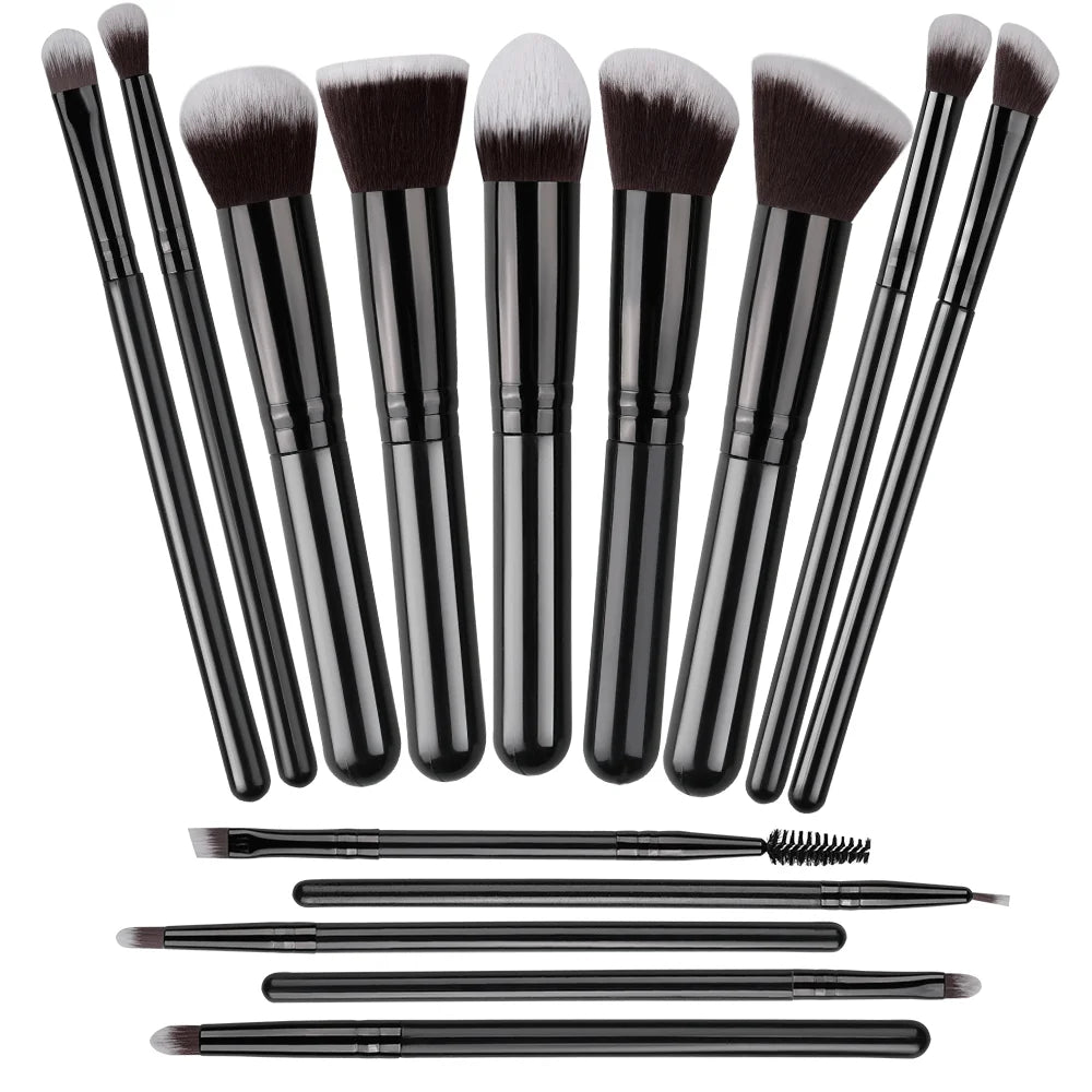 Professional Makeup Brush Set (14–16pcs)