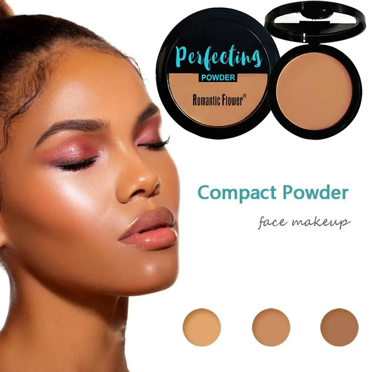 3-Color Dark Bronze Foundation Powder