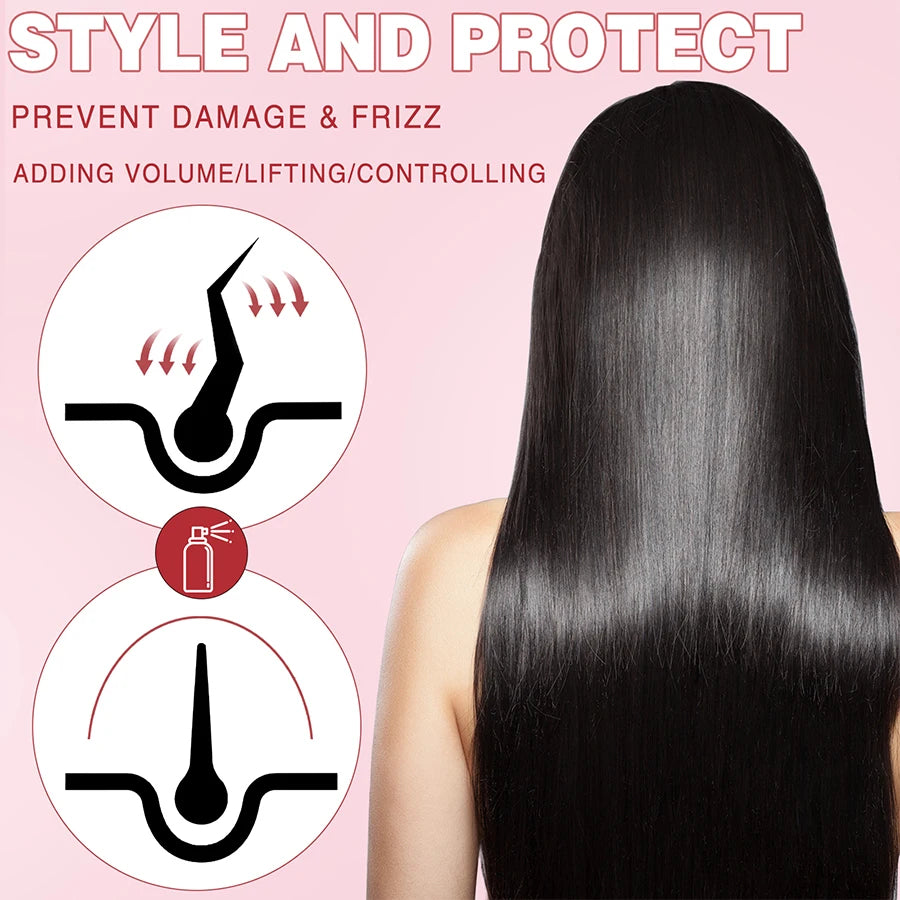 Thermal Protection Spray with Coconut Oil