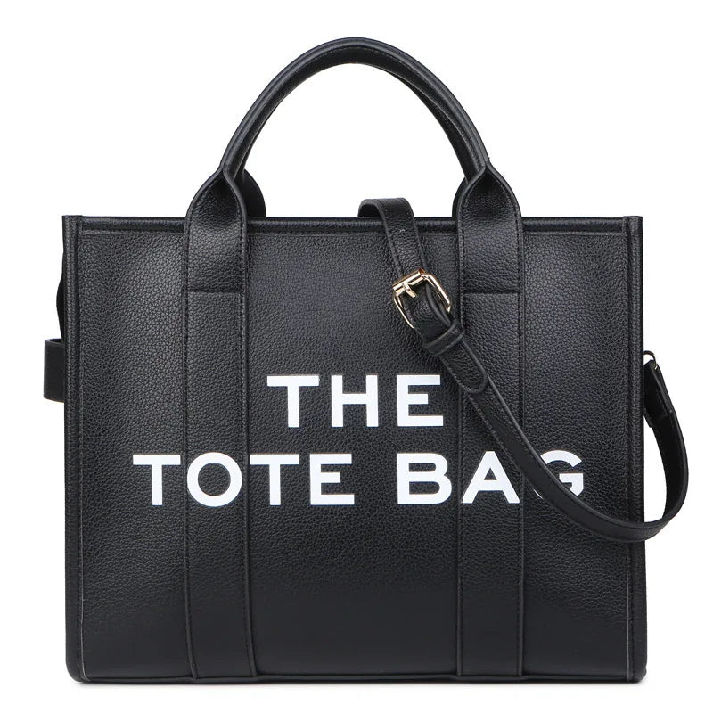 Women's Soft PU Leather Tote Shopper Bag | Shoulder Crossbody Purse
