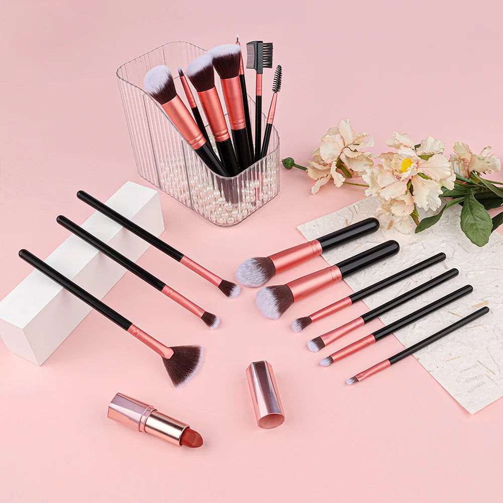 Professional Makeup Brush Set (14–16pcs)