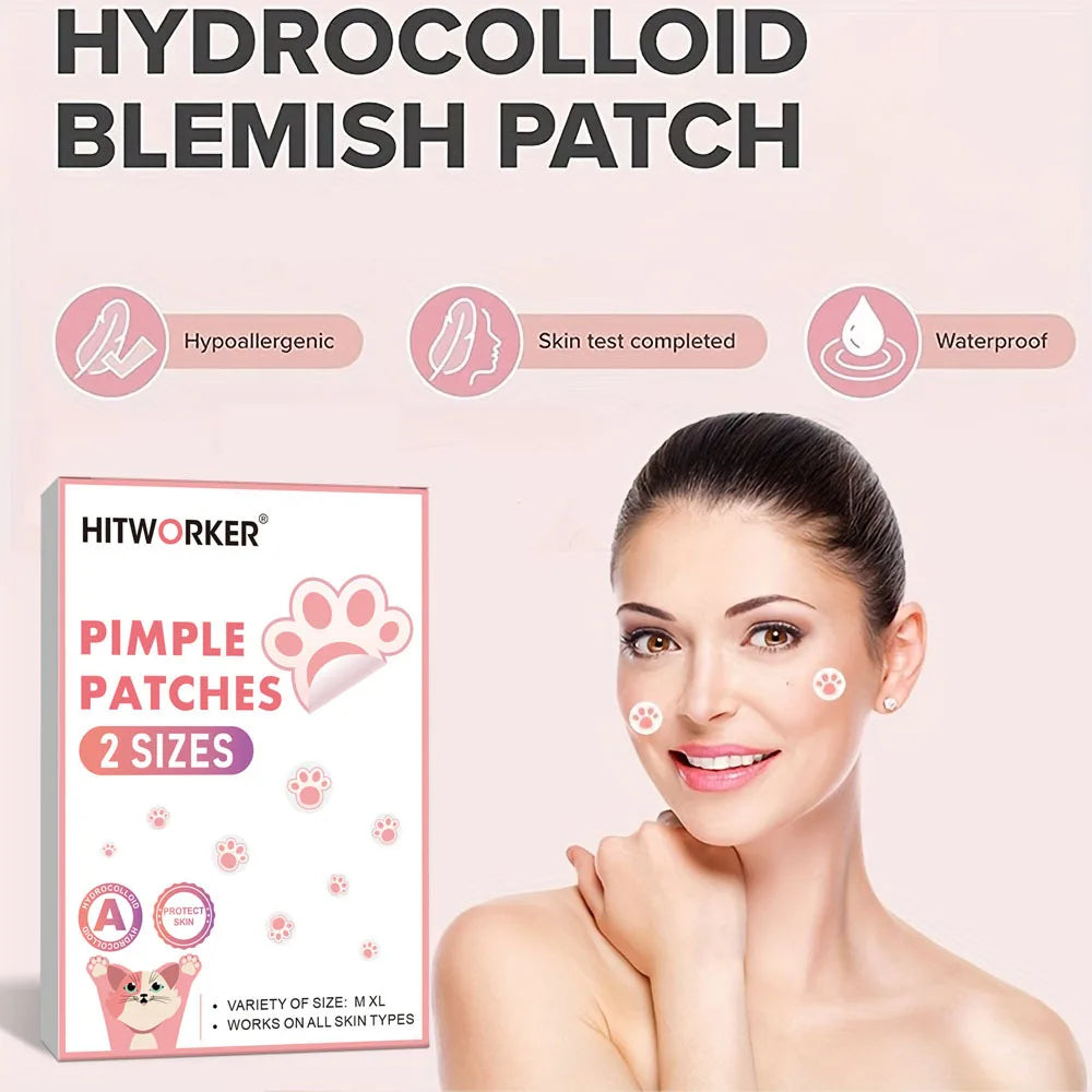 HITWORKER Cute Hydrocolloid Acne Patches (216pcs)