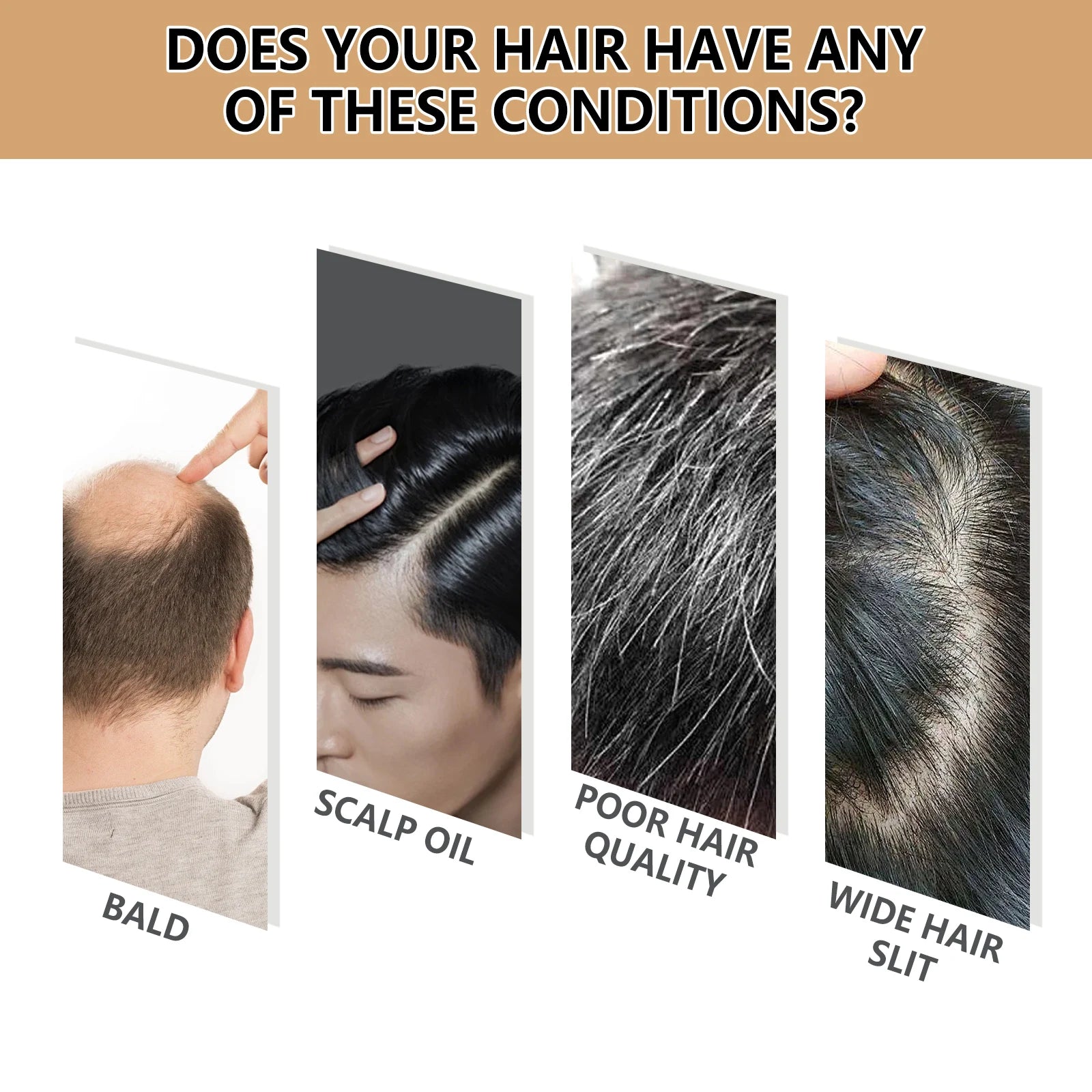 Hair Growth Shampoo for Men | Root Activator, Strengthening & Thinning Hair Treatment