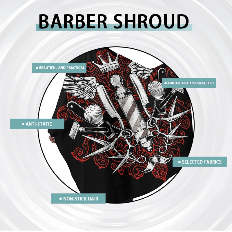Barber Haircut Cape Apron