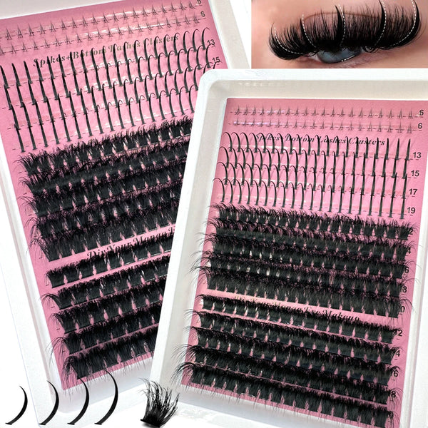 Bottom & Spiky Lash Clusters (60D–200D)