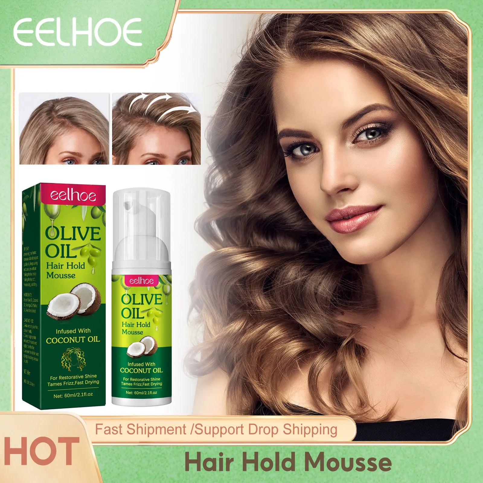 EELHOE Hair Styling Mousse