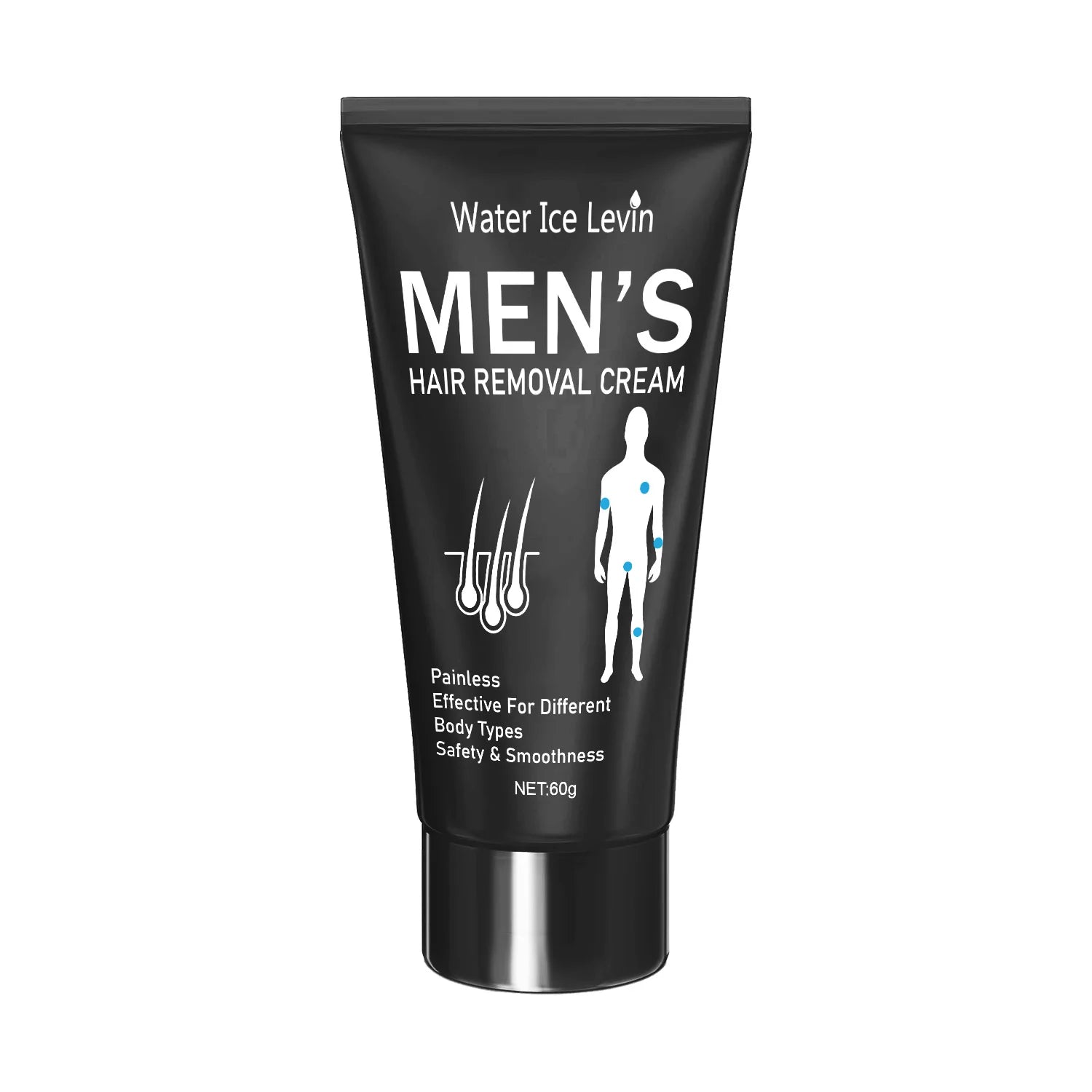 Painless Hair Removal Cream for Men & Women | Smooth Skin Formula 60g