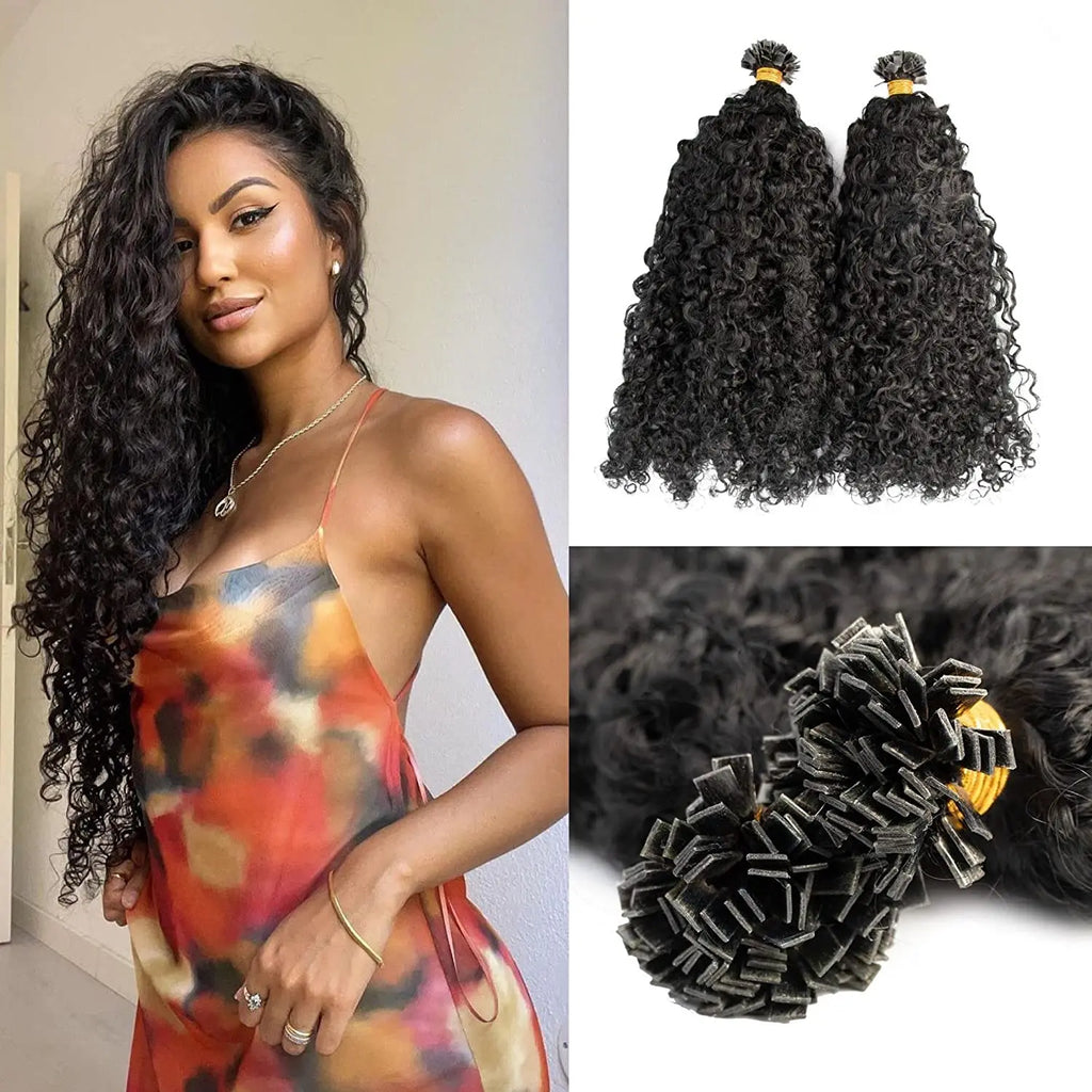 Flat-Tip Keratin Fusion Extensions