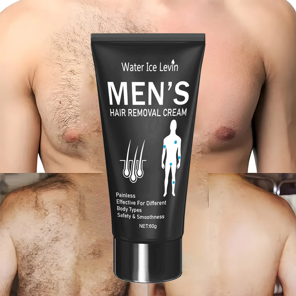 Painless Hair Removal Cream for Men & Women | Smooth Skin Formula 60g